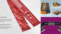 5453+ Sport Scarf Mockup Free PSD Free Download