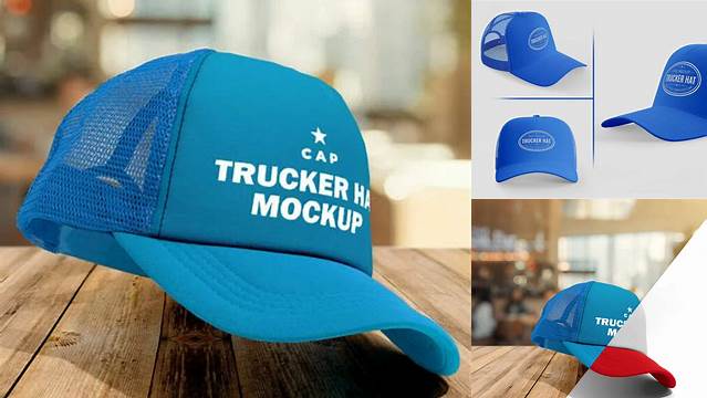 5454+ Trucker Hat Template Psd Exclusive Free PSD Mockups