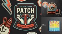 5456+ Embroidered Patch Mockup Free Digital Download