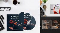 5457+ Album Cover Mockup Psd Free Smart Layer Mockup Free