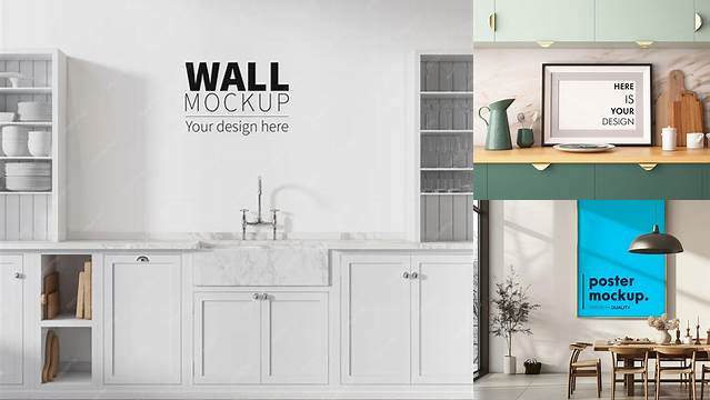 5457+ Kitchen Wall Mockup Free For Free Download