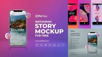 5461+ Instagram Stories Mockup Photoshop Resource Free