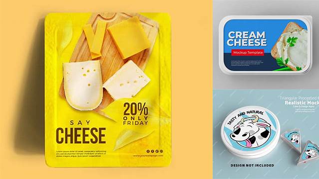 5467+ Cheese Mockup Creative Design File