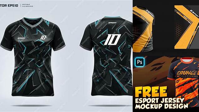 5467+ Esport Shirt Mockup Easy to Use PSD