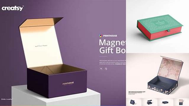 5468+ Magnetic Box Mockup Creative Design Resource