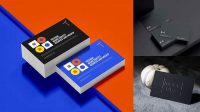 547+ Business Card Emboss Mockup Premium Design Freebie