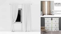 5472+ Curtain Mockup Psd Free Download Include TIFF