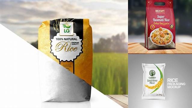 5474+ Rice Bag Mockup Psd Free Download Smart PNG Image