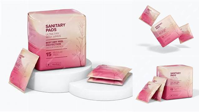 5489+ Sanitary Pads Packaging Mockup Free Download Exclusive Free PSD Mockups