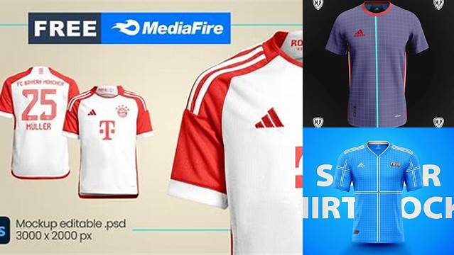 5497+ Adidas Jersey Mockup High-End Creative PSD Template