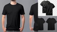 550+ Black Shirt Mockup Psd Digital Download