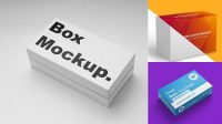 550+ Rectangle Box Mockup Free Stylish PSD for Free