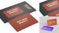 5501+ Gift Card Mock Up Professional PSD Template