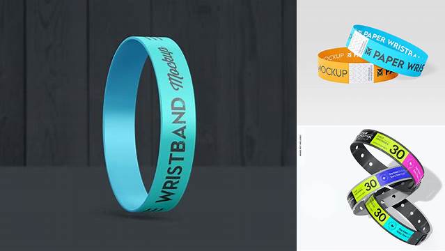 5502+ Event Wristband Mockup Free Psd High-End PSD Download