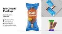 5517+ Ice Cream Bar Mockup Professional PSD Template