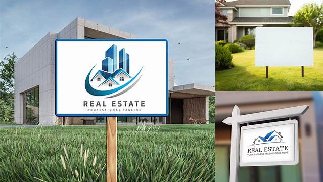 5517+ Real Estate Yard Sign Mockup Free PSD Download