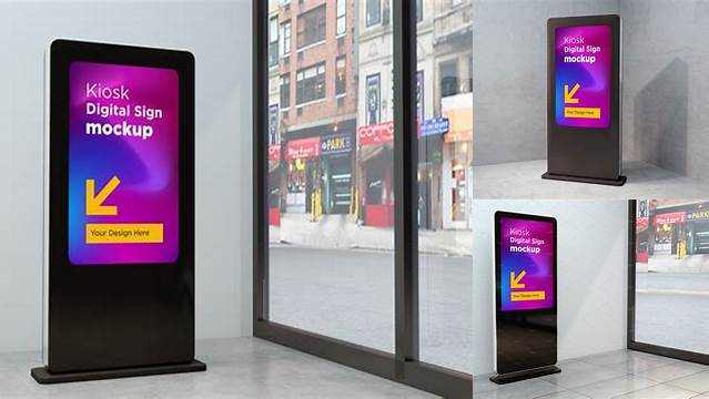 5522+ Kiosk Mockup Free Include TIFF