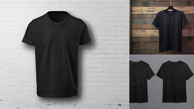 5534+ Black Shirt Mockup Free Custom PSD Mockup Template