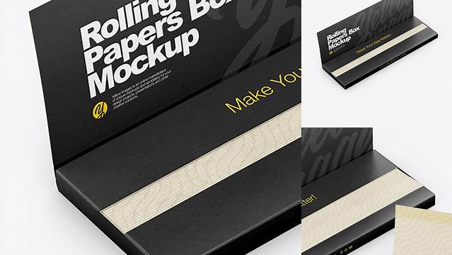 5534+ Rolling Paper Box Mockup Free Digital Download