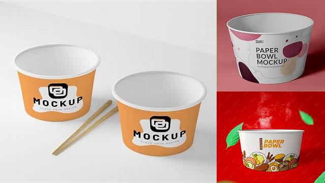 554+ Mockup Paper Bowl Free PSD Free Download