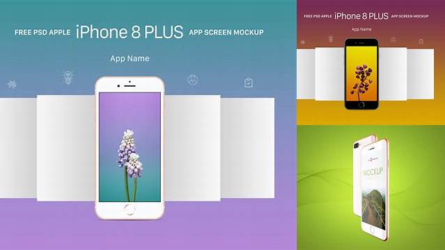 556+ Iphone 8 Plus Mockup Psd PSD for Free