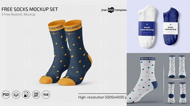 5560+ Socks Mockup PSD for Free