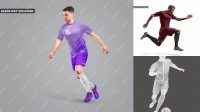 5563+ Soccer Player Mockup Premium Design Freebie