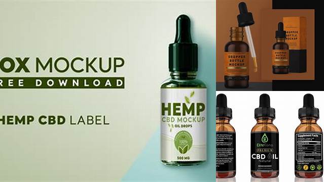 5566+ Cbd Oil Mockup Free Download Free PSD