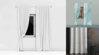 5571+ Free Curtain Mockup For Free Download