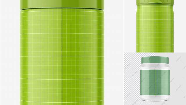 5579+ Plastic Jar Mockup Smart PNG Image