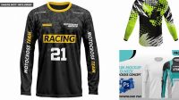 5585+ Motocross Jersey Mockup Psd Free Mockup PSD