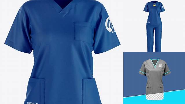 5587+ Medical Uniform Mockup Free Best for Showcase