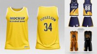 5589+ Mockup Jersey Basket Cdr PSD Download