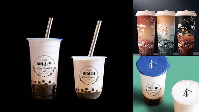 5594+ Milk Tea Mockup Free Download Customizable Design Files