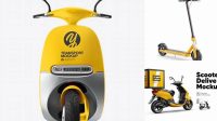 560+ Scooter Mockup Free For Free Download