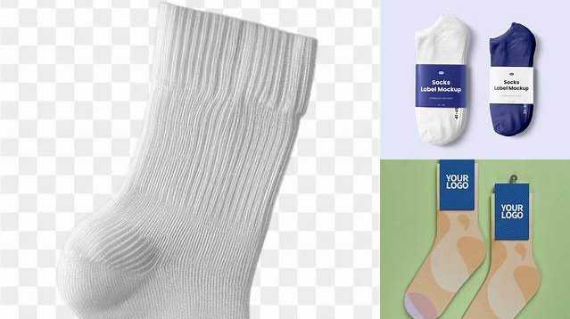 5608+ Socks Packaging Mockup Smart PNG Image