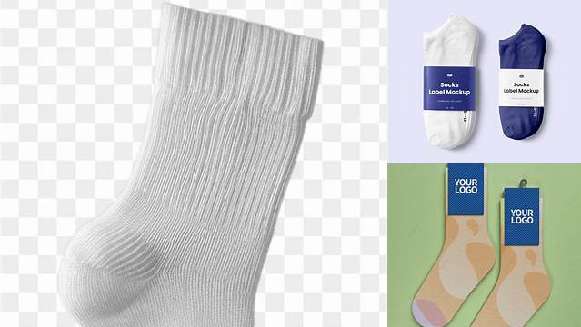 5608+ Socks Packaging Mockup Smart PNG Image