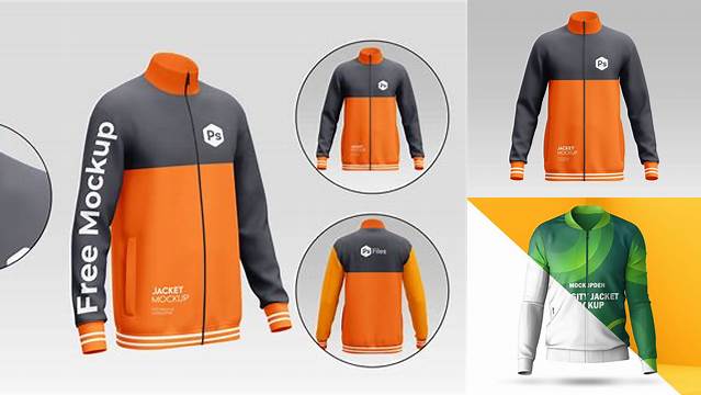 5617+ Jacket Mockup Psd Free Download Editable PSD File