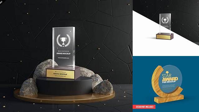 5624+ Award Mockup PSD File Download