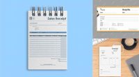 5624+ Receipt Book Mockup Free Creative Design