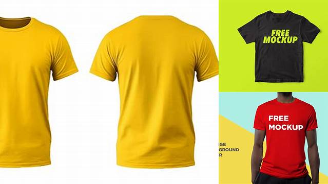 5625+ Yellow Images Apparel Mockups Free Download Editable Graphic Free PSD