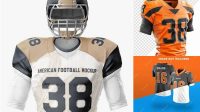 5628+ American Football Jersey Mockup Free Free PSD