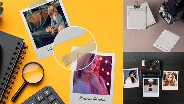 5629+ Polaroid Mockup High-Quality PSD Files