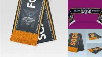 5636+ Football Scarf Mockup For Free Download