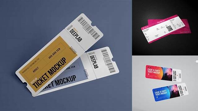 5636+ Ticket Mockup Free Best Free Resource