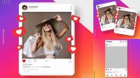 5639+ Instagram Feed Mockup Include TIFF