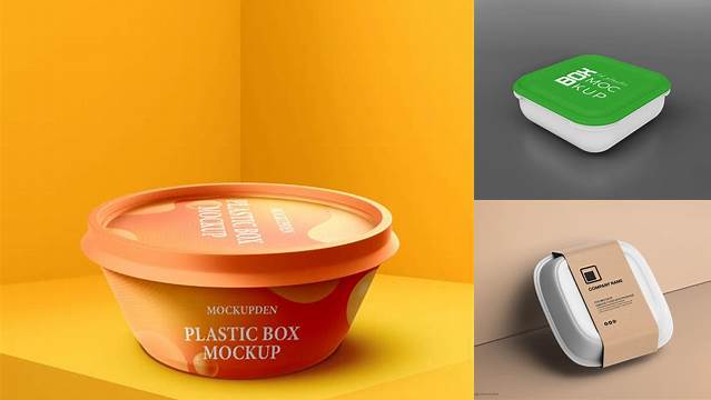 5640+ Plastic Box Mockup Free Stylish Free PSD