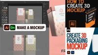 5642+ 3d Mockup Illustrator Easy Editable