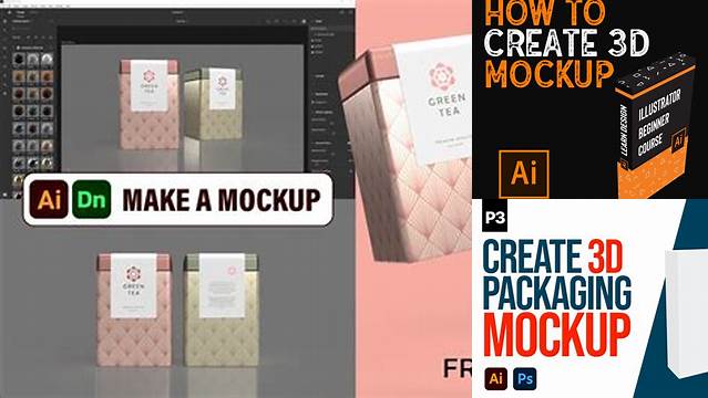 5642+ 3d Mockup Illustrator Easy Editable