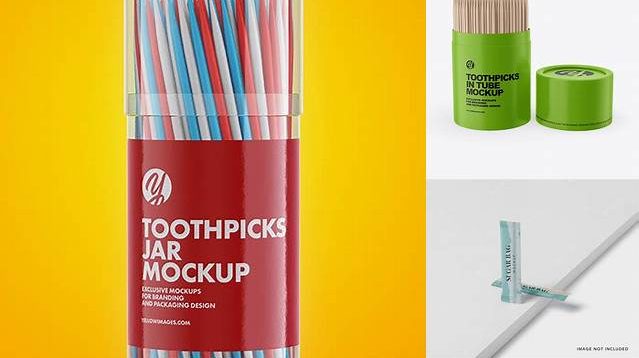 5661+ Toothpick Mockup Hight Resolution